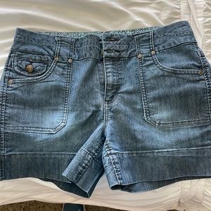 Blue Jean shorts. Size 12 Good condition.